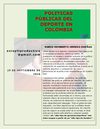 POLITICAS PÚBLICAS DEL DEPORTE EN COLOMBIA
