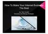 How To Make Your Business The Best