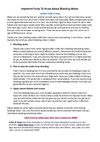 Important Facts To Know About Bleeding Moles 