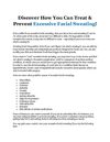 Discover How You Can Treat & Prevent Excessive Facial Sweating!