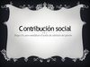 Contribución social