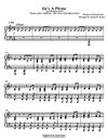 Esta es la partirura para piano de la canción He's a pirate de la película de Piratas del Caribe por si les interesa