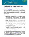 Treatment for Anxiety Disorders