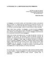 LA PEDAGOGIA EN LA INSTITUCION EDUCATIVA PRIMAVERA