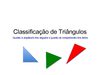 Classificação de triângulos