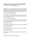Sports Betting Strategies – Six Steps For Winning Basketball Bets