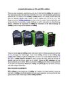 General information on TIG and MIG welders: