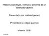 presentacion normas leyes y deberes michael