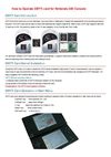 DSTTi card Specification - how to operate DSTTi card step by step