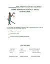 Seguridad Social y Riesgos Profesionales