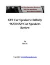 6X9 Car Speakers: Infinity 9633I 6X9 Car Speakers Review