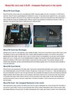 Which is the cheapest flashcard? Wood R4 Card
