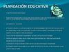 PLANEACION EDUCATIVA SENA