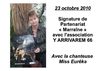 signature de partenariat avec la chanteuse Miss Eurêka