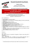 Invitation programme journée "Immigration et intégration"