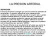 LA PRESION ARTERIAL. pp