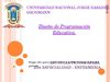 DISEÑO DE PROGRAMACION EDUCATIVA