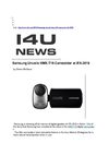  Samsung Unveils HMX-T10 Camcorder at IFA 2010
