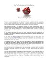 How To Handle Luck At Online Casinos