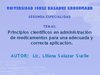plan de clase en pincipios cientificos en administracion de medicamentos
