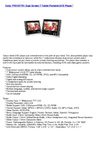 Coby TFDVD7751 Dual Screen 7 Tablet Portable DVD Player