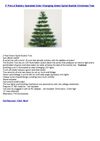 2' Pre-Lit Battery Operated Color Changing Green Spiral Bubble Christmas Tree