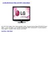 LG 22LH20 22-Inch 720p LCD HDTV, Gloss Black