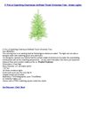2' Pre-Lit Sparkling Chartreuse Artificial Tinsel Christmas Tree - Green Lights