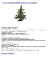 2' Pre-Lit Natural Alpine Artificial Christmas Tree - Multi Lights