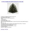2.5' Pre-Lit Canadian Pine Artificial Christmas Tree - Clear Lights