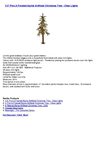 2.5' Pre-Lit Frosted Alpine Artificial Christmas Tree - Clear Lights