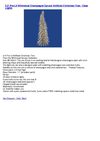 2.5' Pre-Lit Whimsical Champagne Spruce Artificial Christmas Tree - Clear Lights