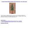 3' Alpine Frosted Artificial Christmas Tree W Pine Cones - Pre-Lit Clear Lights
