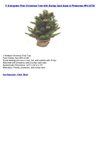 3' Evergreen Pine Christmas Tree with Burlap Sack Base & Pinecones #RC-8729