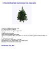 3' Pre-Lit Artificial Table Top Christmas Tree - Clear Lights