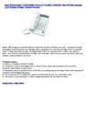 New PANASONIC CONSUMER PAN KX TS108W CORDED Wall PHONE Keypad LCD Display Ringer Volume Control