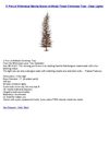 3' Pre-Lit Whimsical Mocha Brown Artificial Tinsel Christmas Tree - Clear Lights