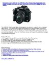 Panasonic Lumix DMC-G1 12.1MP Micro Four Thirds Interchangeable Lens Digital Camera with Lumix G Vario 14-45 mm...