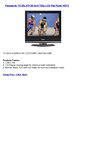 Panasonic TC-26LX70 26-Inch 720p LCD Flat Panel HDTV