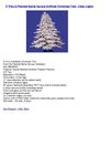 5' Pre-Lit Flocked Alpine Spruce Artificial Christmas Tree - Clear Lights