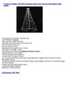 5' Pre-Lit Outdoor LED M5 Christmas String Tree Yard Art Decoration Clear Lights