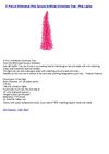 5' Pre-Lit Whimsical Pink Spruce Artificial Christmas Tree - Pink Lights