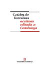 Catàleg de literatura occitana editada a Catalunya