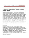 4 Places to Make Money Selling Domain Names Online
