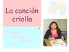 CANCION CRIOLLA 