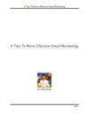 More Effective Email Marketing