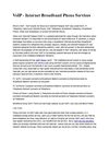 VoIP - Internet Broadband Phone Services
