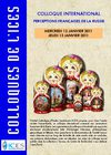 ICES - Colloque international "Perceptions françaises de la Russie"