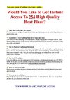 Wooden boat plans - Get Instant Access to 254 High Quality Boat Plans