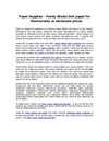 Paper Supplies - Handy Wacks Deli paper for Restaurants at wholesale prices